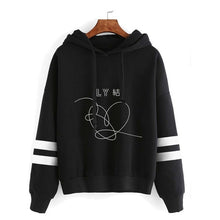 Load image into Gallery viewer, BTS Celebrity Inspired BTS loveyourself Knot the New Album Related Plus Velvet Hooded Hoodie Men&#39;s And Women&#39;s