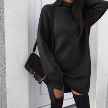 Load image into Gallery viewer, Meihuida 2019 New Women&#39;s Autumn Winter Long Sleeve Sweater Turtleneck Warm Soft Knitted Sweater Casual Loose Pullover Tops