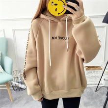 Load image into Gallery viewer, Sweatshirts Female Hoodie Pink &amp; Black Plus Size Sweatshirt Hoodies Women Long Sleeve Hoody For Women Autumn Hooded Sweatshirt