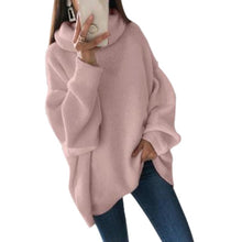 Load image into Gallery viewer, SHUJIN New Turtleneck Women Sweater Autumn Winter Long Sleeve Oversize Jumper 2019 Knitted Loose Fashion Pullover Femme Clothing