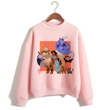 Load image into Gallery viewer, Funny Princess VOGUE Pink Hoodie Hip Hop Women Stree Twear Female Clothes Sweatshirts Pullovers Cartoon Casual Harajuku