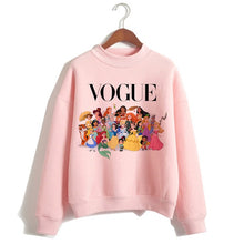 Load image into Gallery viewer, Funny Princess VOGUE Pink Hoodie Hip Hop Women Stree Twear Female Clothes Sweatshirts Pullovers Cartoon Casual Harajuku