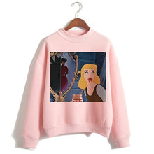 Load image into Gallery viewer, Funny Princess VOGUE Pink Hoodie Hip Hop Women Stree Twear Female Clothes Sweatshirts Pullovers Cartoon Casual Harajuku