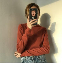 Load image into Gallery viewer, Autumn New Women Sweater Casual Loose Turtleneck Knitted Jumpers 2018 Long Batwing Sleeve Crocheted Pullovers Streetwear Winter