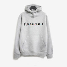 Load image into Gallery viewer, Autumn Women Friends Hoodies Harajuku Letters Print Pocket Warm Thicken Pullovers Tops  Hip Hop Loose Solid Female Sweatshirts